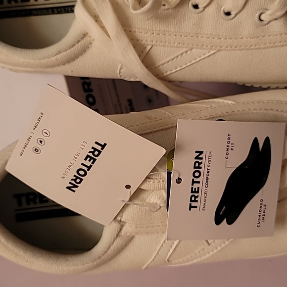 Tretorn Women's White Nylite Canvas Sneakers~ sold on Tuckernuck - Picture 6 of 9